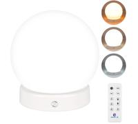 Deng Jr Sad Lamp, 10,000 Lux Sad Light with 360° Effective Field, UV-Free Light Therapy Lamp with Remote Control, Adjustable Colors/Brightness and Timer，for Home/Office