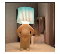 DengFen Humble Mike Naughty Lamp Lamp, Little Shy Man Creative Light, Creative Night Light, Adult White Elephant Gift, Valentine's Day Gift for Him and Her(Blue)