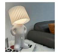 DengFen Humble Mike Naughty Lamp Lamp, Little Shy Man Creative Light, Creative Night Light, Adult White Elephant Gift, Valentine's Day Gift for Him and Her(White)