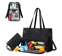 DengFen The Ultimate 2 In 1 Lunch Tote Bag Combo, Work Tote In 1 Lunch Tote Bag Combo, Office