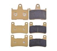DENGG Brake Pad Set For SUZUKI GSXR 600 K4/K5 GSXR 750 K4/K5 GSXR 1000 K4/K5/K6 2004 2005 2006 6pcs Front Rear Motorcycle Brake Pads Disk Disc Brake Pads (Color : Front rear)