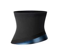 DENGJIAMY Waist Trainer Trimmer Sweat Belt Band for Men Lower Belly Fat Sauna Slimming Belt Suit Workout Bodybuilding Shapewear Mens (Blue, L)