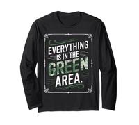 denglisch saying everything in the green area funny german Long Sleeve T-Shirt