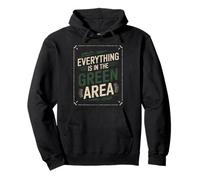 denglisch saying everything in the green area funny german Pullover Hoodie