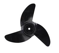 DENGPAO 3 Blade Propeller for Boat, Electric Brush Propeller, Engineering Plastic Thruster Propeller with 12V Compatibility, Replacement for Marine Thruster Systems