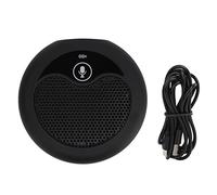 DENGPAO Omnidirectional USB Conference Microphone, Computer Meeting Mic with 5m Pickup Range, Type C Plug and Play Noise Reduction Mute Button for Video Conferencing and Online