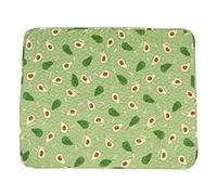 DENGPAO Pet Sleeping Mat, Dog Bed Pad with Super Absorbent 3 - Layer PP Cotton, Anti - Slip Bottom, Wrinkle Resistant and Machine Washable Pet Bed Mat for Dogs and Cats in Spring (Avocado)