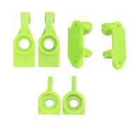 DENGPAO RC Car Steering Cup Rear Axle Cup with C Hub Carrier for Rustler Stampede Slash 2WD 1/10 RC Car, Replacement Upgrade Parts Made of High - Grade Plastic (Green)