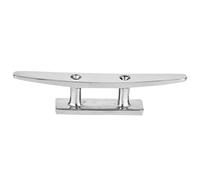 DENGPAO Stainless Steel Base Cleat, Marine Boat Cleat Accessory, Mirror Polished 316 Stainless Steel Rope Cleat for Docking and Mooring, Compact Resistant Boat Hardware (5 Inch (135 Pcs))