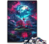 Dengta Under The Blood Moon Jigsaw Puzzles for Adults 2000 Jigsaws,Challenging Game And Family Play Wall Decoration Unique Birthday And Xmas Gifts (70X100cm)