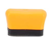 Denibbing File Double Sided Paint File Tool Magnetic Attachment High Carbon Steel Rubber Handle Yellow Small Paint Run Removal Tool for Car Spray Painting Oil Painting Repair