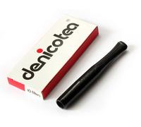 Denicotea Standard Cigarette Holder Black + 10 Filters