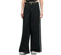 Denim 3-Stripes Track Trousers - female - Adidas - Skateboarding - Black - W26 - Sport W26