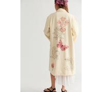 Denim And Bone Folk Duster at Free People in Ivory, Size: Medium - female
