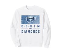 Denim and Diamonds Western Girls Night Party Vibes Sweatshirt