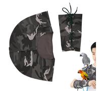 Denim Bird Shoulder Protection - 19.6 Inch Dad Egg Shoulder Protector, Scratch-Resistant Bird Shoulder Scarf, Bite Protection Cape for Budgies, Cockatiels, Conure, Lovebird, Parrot Holder