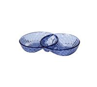 Denim blue HORS D’OEUVRES DISH "VANITY"