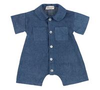 Denim Claudine collar jumpsuit Blue 6 months