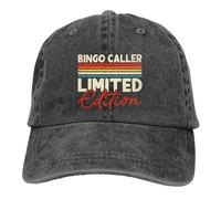 Denim Dad Hat World's Coolest Bingo Caller Baseball Hat Vintage Trucker Hat Fashion Baseball Cap for Fishing Travel Camping