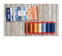 Denim & Daisies Aurifil Thread 50 wt Cotton 7 Small spools by Fig Tree & Co. JF50DD7