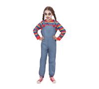 Denim Demon Child Boys Girls Childs Play Halloween Doll Fancy Dress Costume