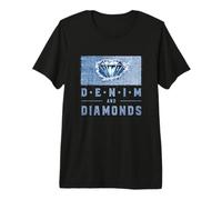 Denim & Diamonds Country Birthday Queen Celebration Premium T-Shirt
