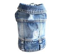 Denim Dog Clothes, Cowboy Pet Dog Coat, Puppy Clothing, Small Dogs Jeans Jacket, Vest Coat, Puppy Outfits, Cat Clothes, XS-2XL