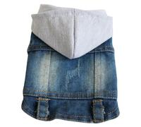 Denim Dog Clothes, Cowboy Pet Dog Coat, Puppy Clothing, Small Dogs Jeans Jacket, Vest Coat, Puppy Outfits, Cat Clothes, XS-2XL