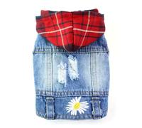 Denim Dog Clothes, Cowboy Pet Dog Coat, Puppy Clothing, Small Dogs Jeans Jacket, Vest Coat, Puppy Outfits, Cat Clothes, XS-2XL