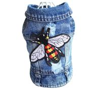 Denim Dog Clothes, Cowboy Pet Dog Coat, Puppy Clothing, Small Dogs Jeans Jacket, Vest Coat, Puppy Outfits, Cat Clothes, XS-2XL