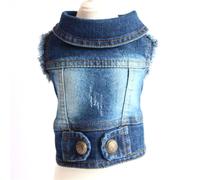 Denim Dog Clothes, Cowboy Pet Dog Coat, Puppy Clothing, Small Dogs Jeans Jacket, Vest Coat, Puppy Outfits, Cat Clothes, XS-2XL