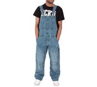 Denim Dungarees for Mens Casual Lightweight Slim Fit Bib Overall Blue Black Cowboy Rompers Fashion Loose Fit Hip Hop Vintage Braces Cargo Trousers Suspender Jeans Jumpsuits A-3-Light Blue 5XL