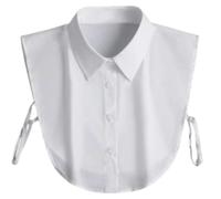 Denim False Collar - the Layering Essential for Women, Denim False Collar for Women, Fake Collar Detachable Dickey Blouse Half Shirts Peter Pan Faux Falses Collars for Ladies Denims (A09)