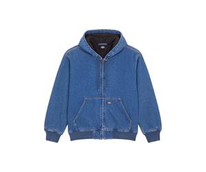 Denim hooded bomber jacket Dickies Bleu S