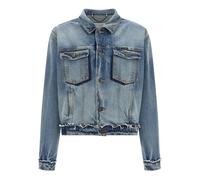 MAISON MARGIELA Jacket Woman color Blue - Size: 38 - female