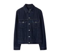 Indigo Blue Front Button Fastening Coat- male- Burberry- Denim Jackets- Blue- L- Jackets L