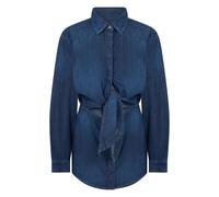 Denim Jacket with Belt - female - Diesel - Shirts - Blue - M - Blouses & Shirts M