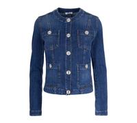 Denim Jacket with Logo Buttons - female - Liu Jo - Denim Jackets - Blue - XL - Jackets XL