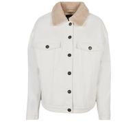 Denim jacket with oversized sherpa collar Urban Classics GT Blanc 2XL