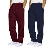 Denim Joggers for Men Tracksuit Bottoms Men UK L Fleece Trousers Mens Black Tracksuit Bottoms Men's Combat Trousers Green Joggers Mens Sweat Pants for UK Grey Fleece Jogging Loose Fit