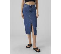 Denim Midi Skirt medium blue