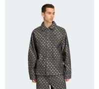Adidas Originals Denim Monogram Long Sleeve Shirt Black L Man
