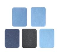 Denim Patches for Jeans Repair, 5 Pcs Iron-on Jean Patches Ironon Patches Iron-on Jean Patches Inside & Outside Strongest Glue 100% Cotton IronOn Patches Size 9.5 cm x 12 cm