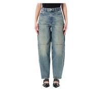 Denim Rigid Stray Jeans - female - Ganni - Loose Fit Jeans - Blue - W25 - Jeans W25