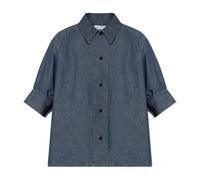 JIL SANDER Shirt Woman color Blue - Size: 36 - female