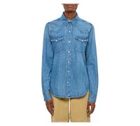 Western Denim Shirt with Snap Buttons - female - Polo Ralph Lauren - Shirts - Blue - L - Blouses & Shirts L