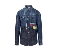 Denim Shirt - male - Dsquared2 - Denim Shirts - Blue - M - Shirts M