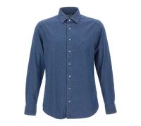 Denim Shirt - male - Michael Kors - Denim Shirts - Blue - 3XL - Shirts 3XL