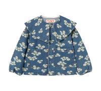 Denim shirt Oversize collar Daisies Blue 2 years