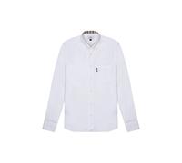 Denim Shirt with Pocket Long Sleeve - male - Aquascutum - Casual Shirts - White - M - Shirts M